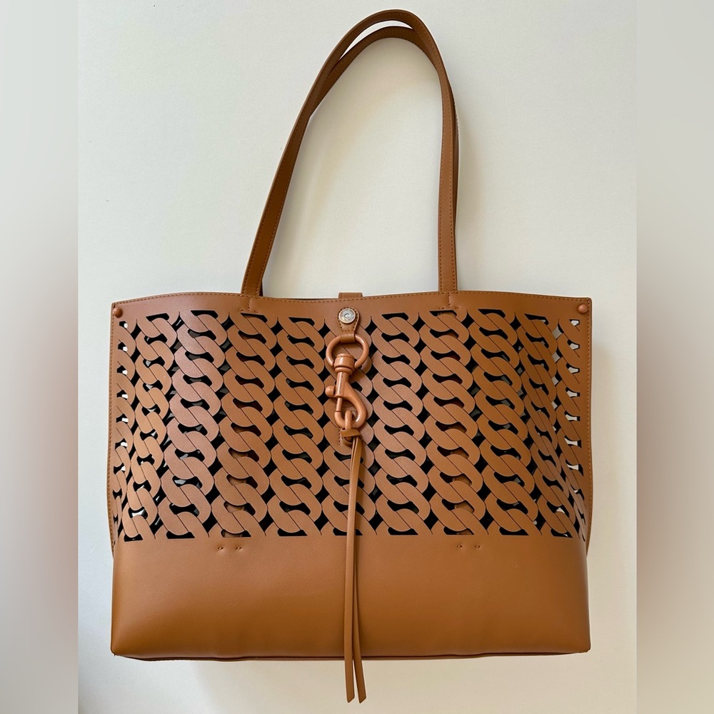 Rebecca Minkoff Megan tote, NWOT, rare Caramello leather 🔥